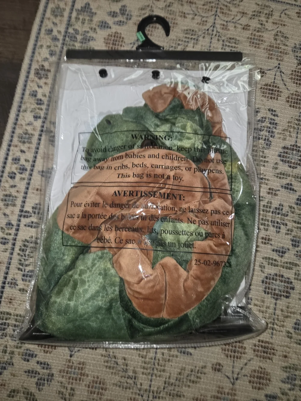 Spirit Dino Infant Costume - Green Size 12/18 Month Like New